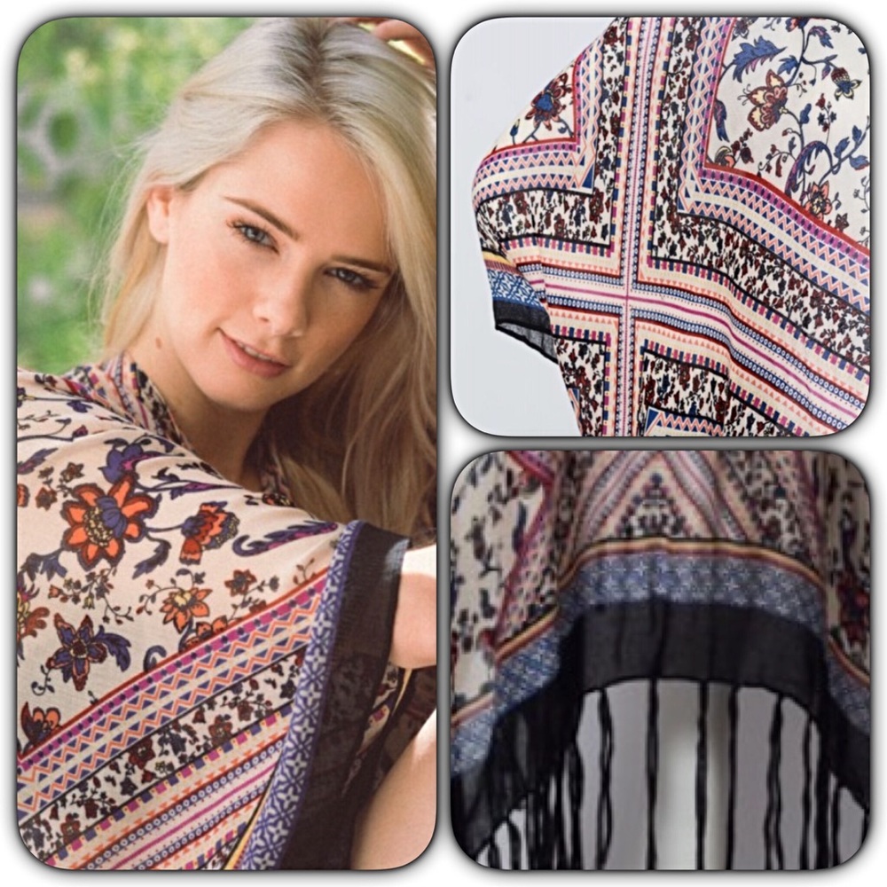 Chic Multicolor Boho Swim Coverup - Picture 7 of 7